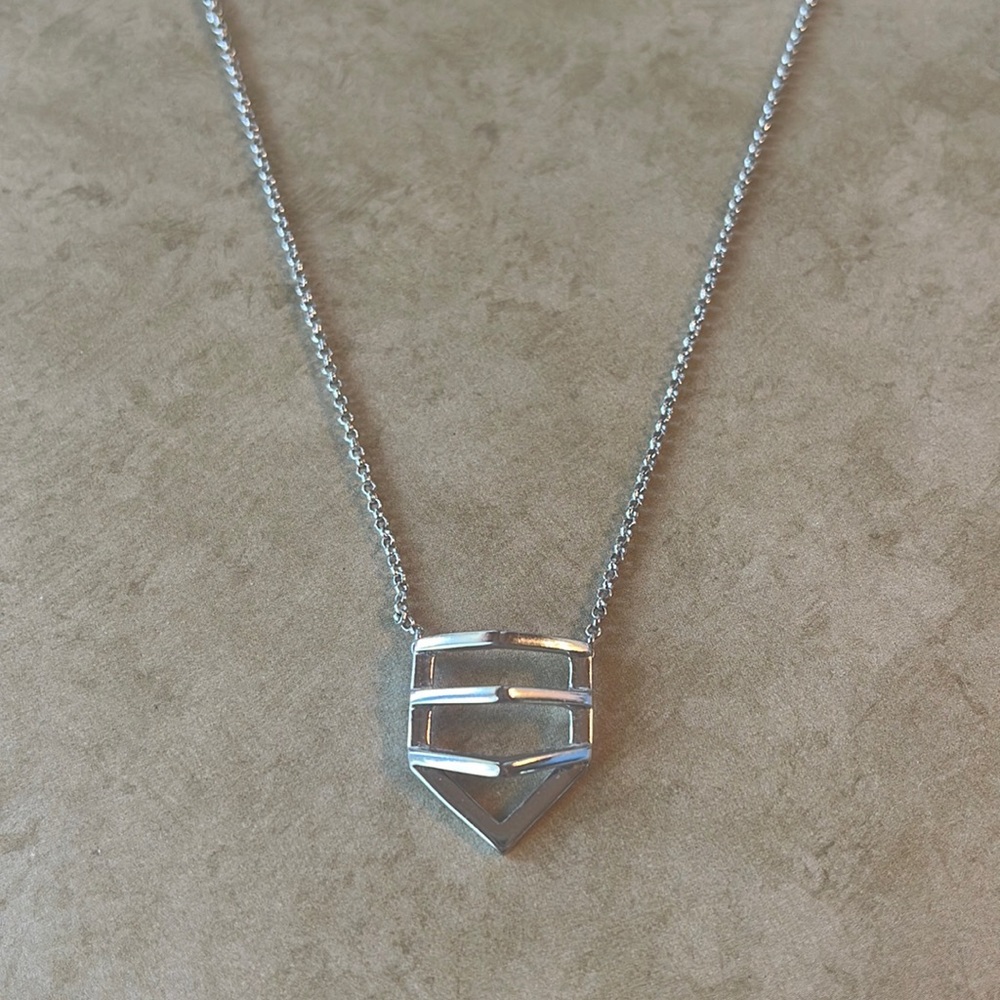 Botkier Silver Pendant Necklace